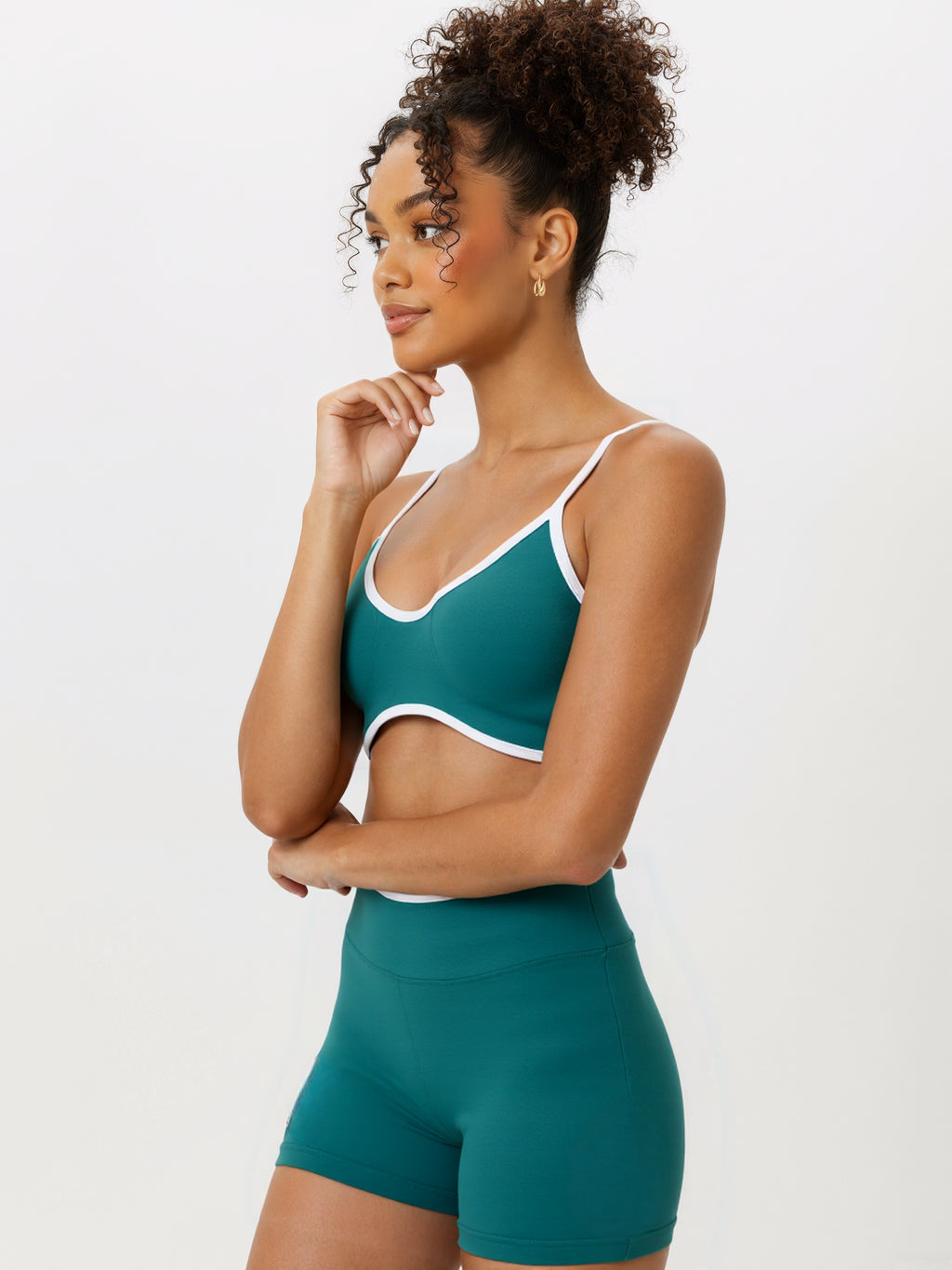 The Elevate Seamless Long Sleeve & Thin Strap Sports Bra Top