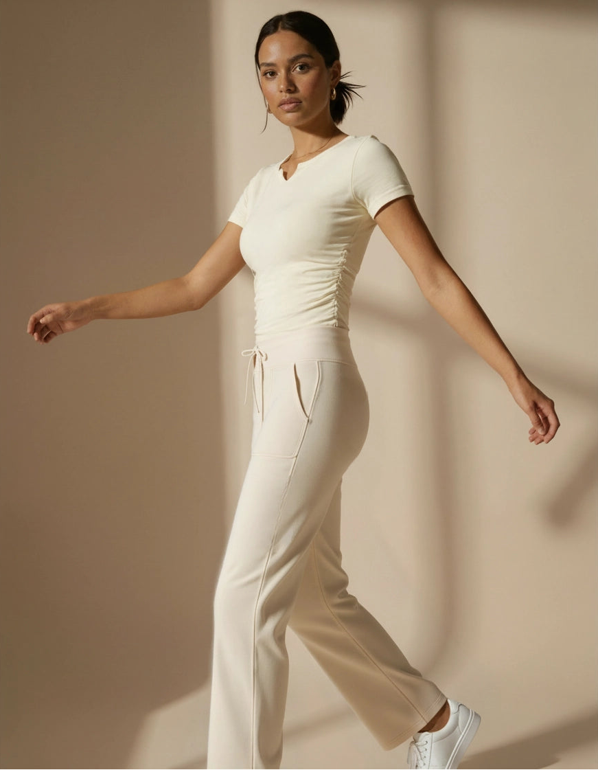 The Aura Washed Air-layer Loose Yoga Pants