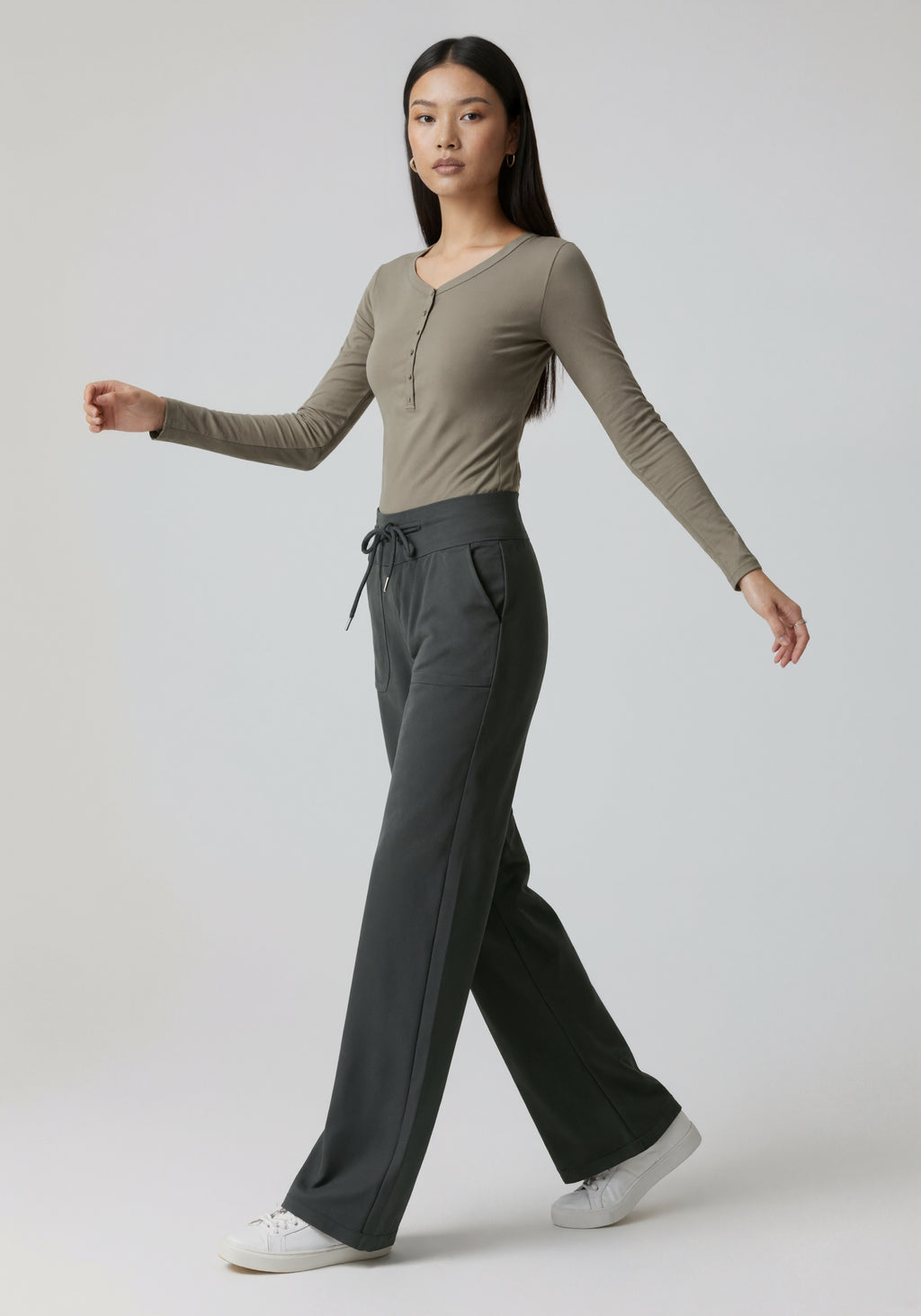 The Aura Washed Air-layer Loose Yoga Pants