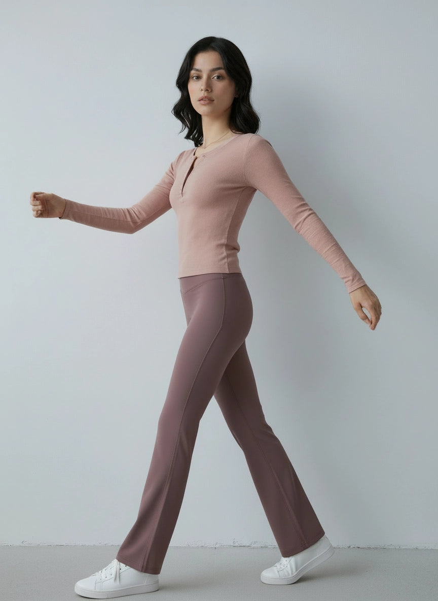 The Infinity Modal Henley Long sleeves Shirt