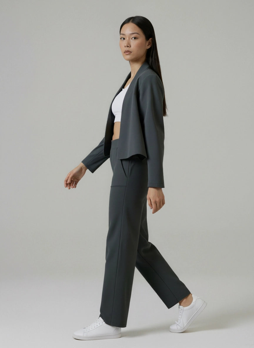 The Aura Washed Air-layer Loose Yoga Pants