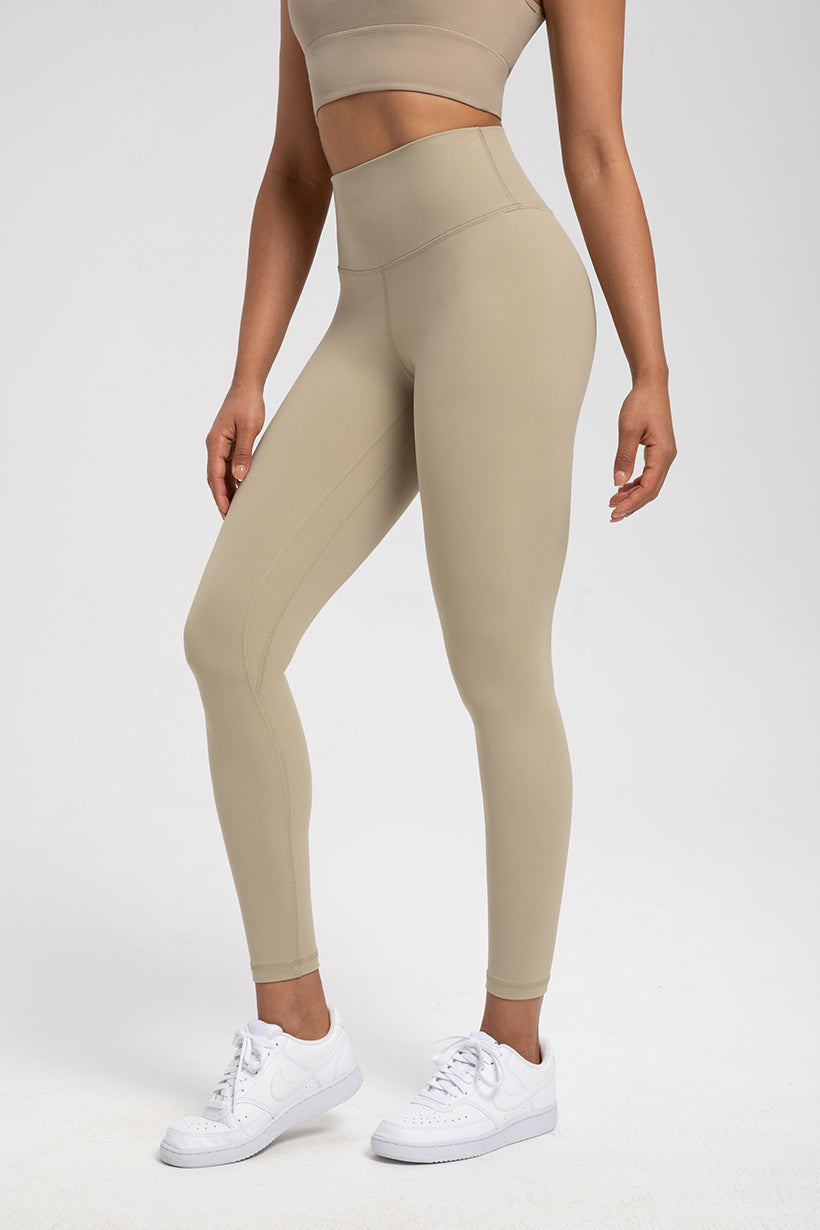 High-Waist Seamless Lycra Leggings for Yoga & Pilates