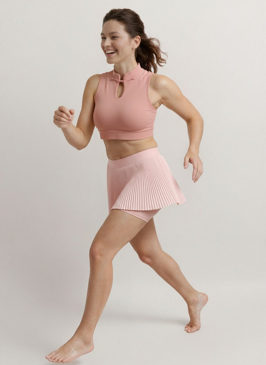 Lightweight Tennis Skirt with Built-In Shorts