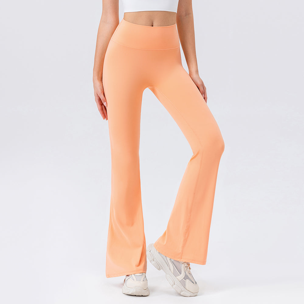 Seamless & Sculpted Comfort High-Waist Flared Leggings