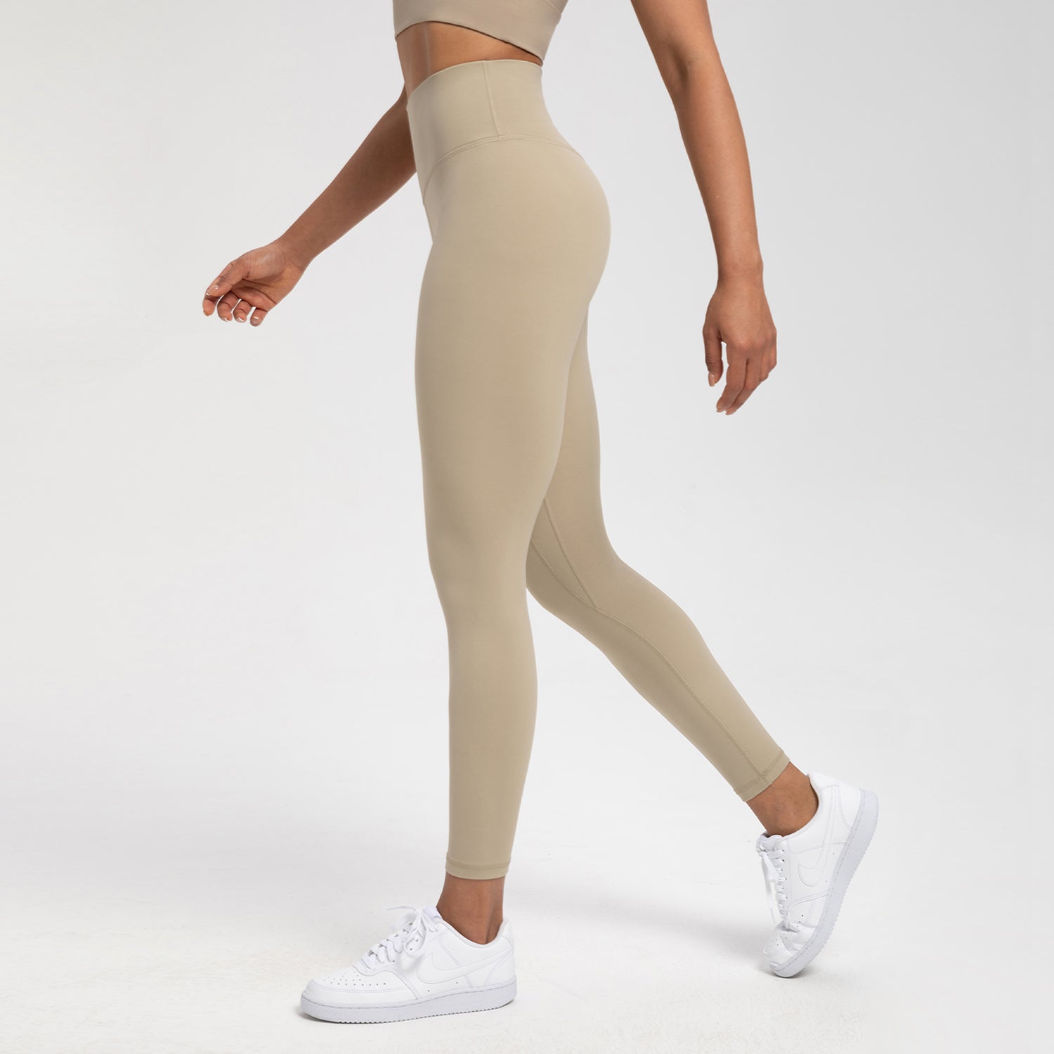 High-Waist Seamless Lycra Leggings for Yoga & Pilates