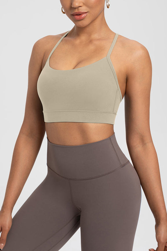 Comfort Zone Thin Strap Sports Bra Top