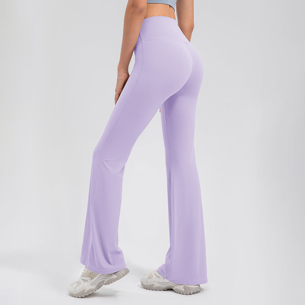 Seamless & Sculpted Comfort High-Waist Flared Leggings
