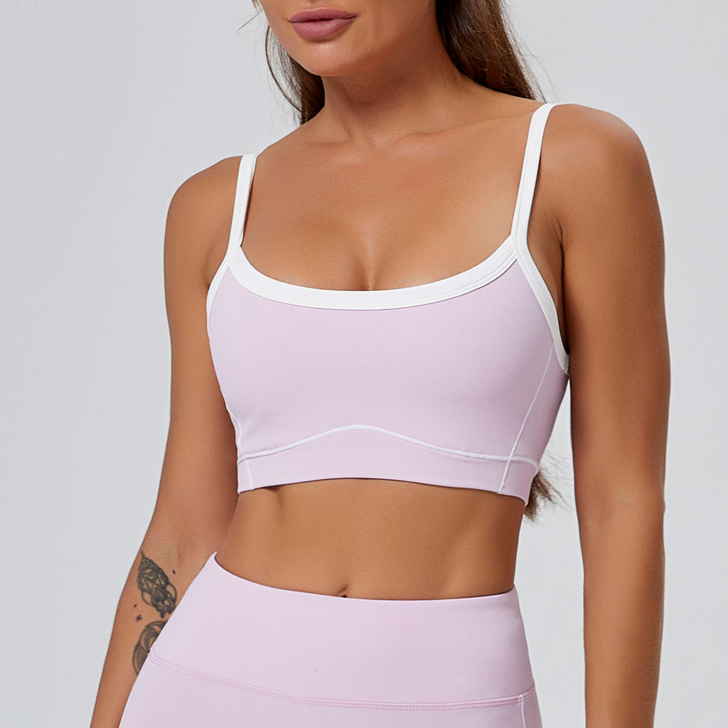 The Rhythm Color Block Active Sports Bra