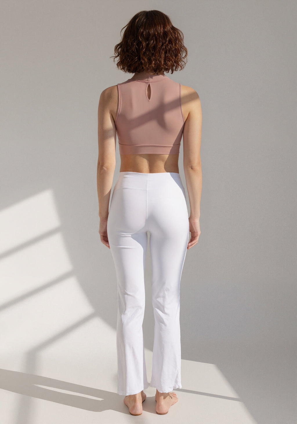 High Support Sports Bra with Chinese Knot Button Design