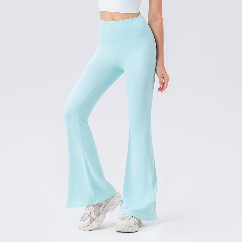 Seamless & Sculpted Comfort High-Waist Flared Leggings