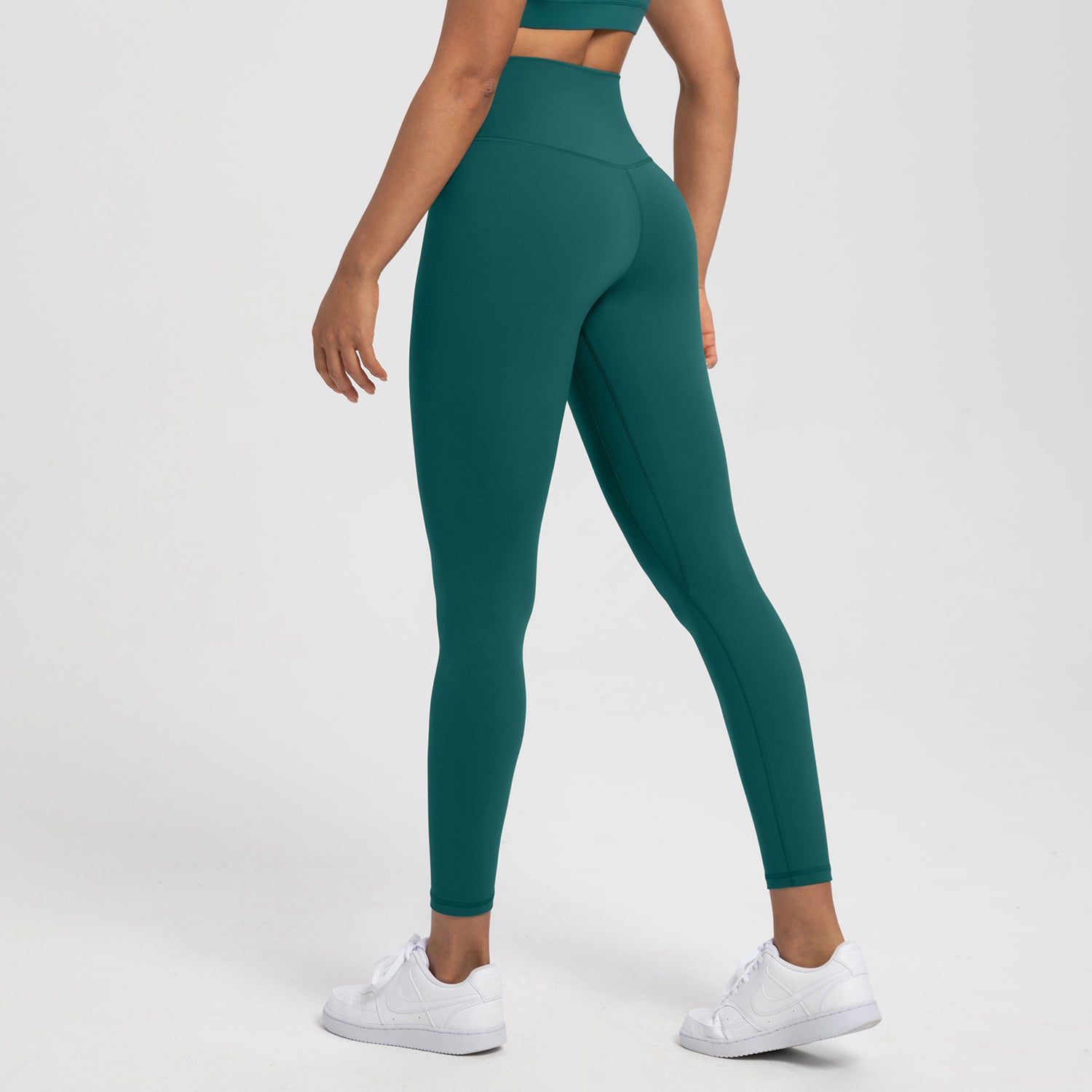 High-Waist Seamless Lycra Leggings for Yoga & Pilates