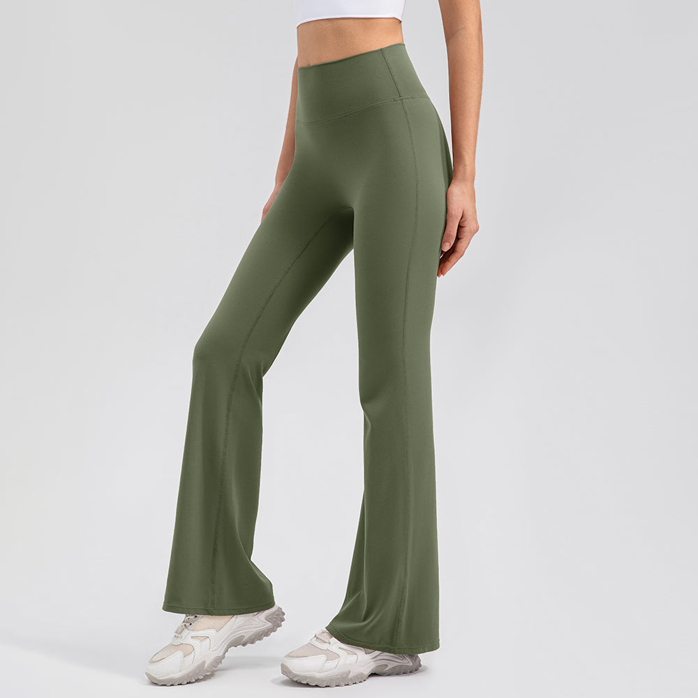 Seamless & Sculpted Comfort High-Waist Flared Leggings