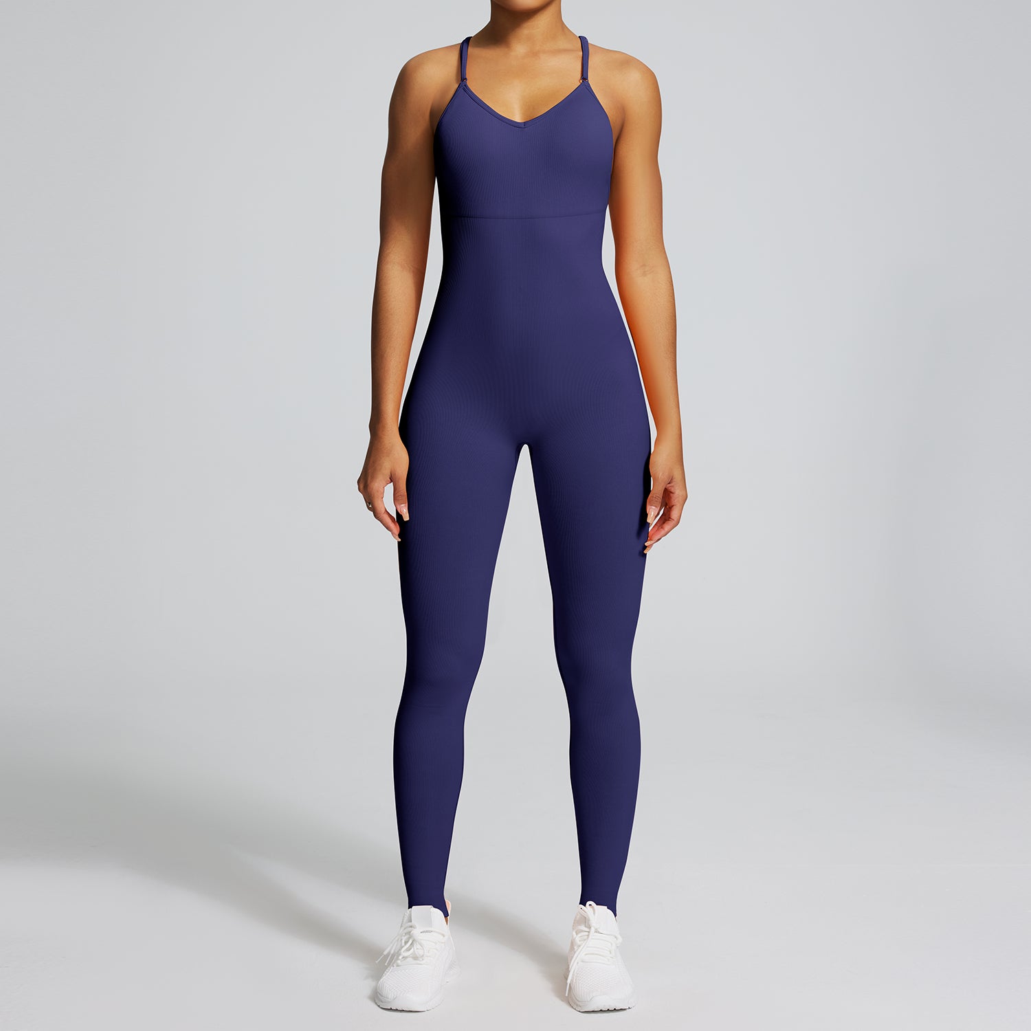 The Flexile Adjustable Strap Cross Back Athletic Active One-piece Onesie Jumpsuit