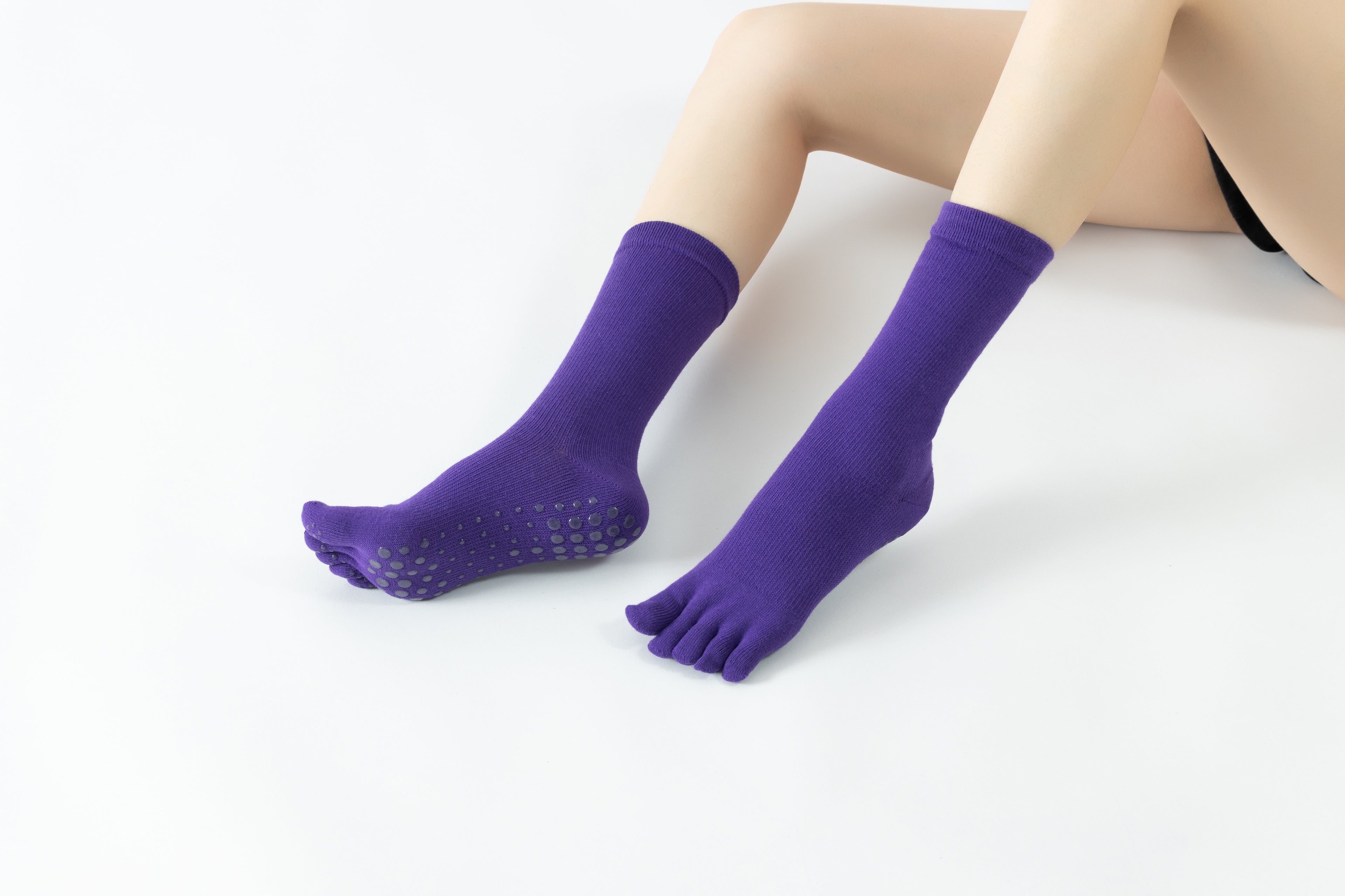 The Zenith Toe-separating Non-slip Yoga Socks