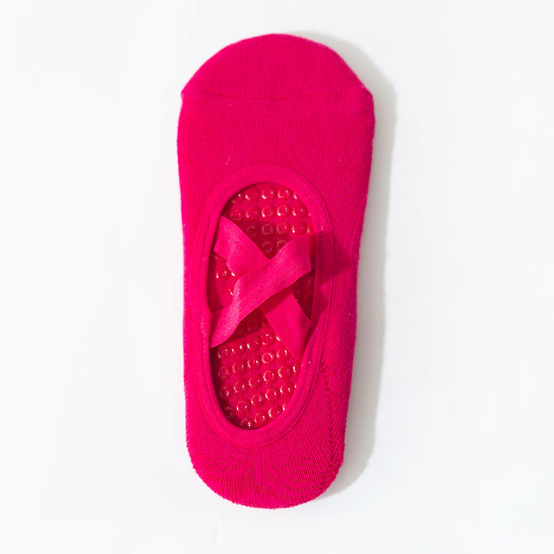 Inner Balance Cross-Strap Grip Non-slip yoga Socks