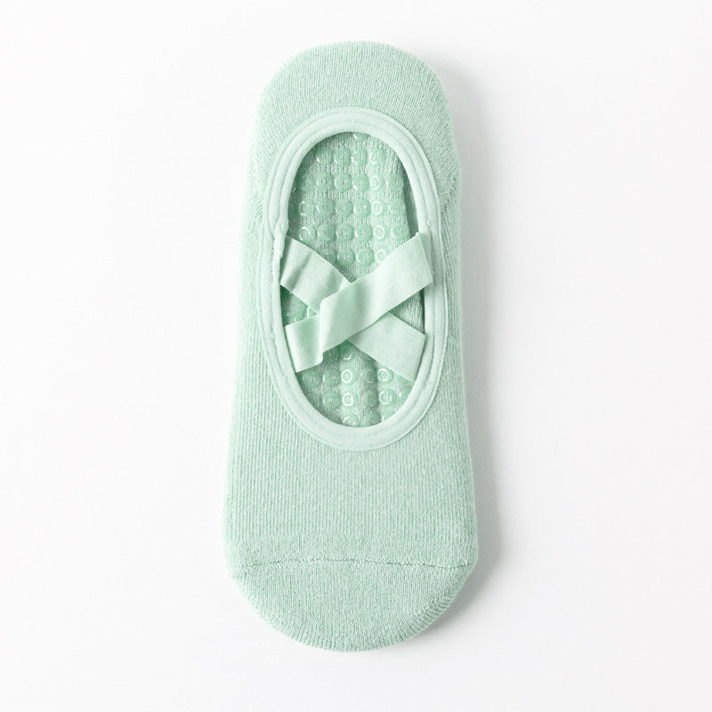 Inner Balance Cross-Strap Grip Non-slip yoga Socks