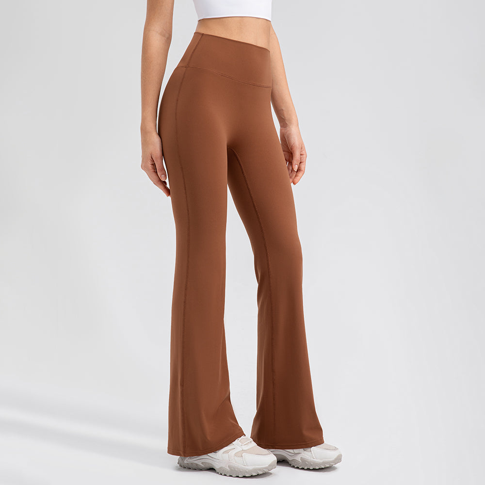 Seamless & Sculpted Comfort High-Waist Flared Leggings