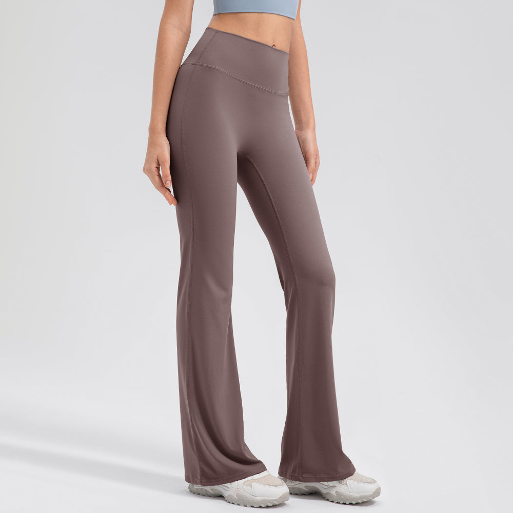 Seamless & Sculpted Comfort High-Waist Flared Leggings