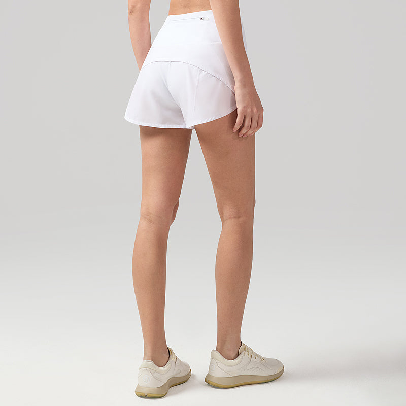 Effortless Lightweight Running Shorts with Zip Pocket