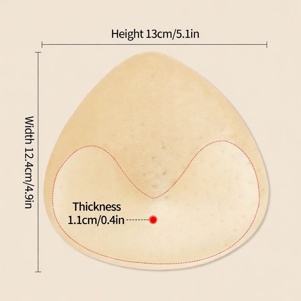 FLOW FLOW Bra Pads The Sensate Removable Bra Pads Inserts for Onesie & Sports Bra