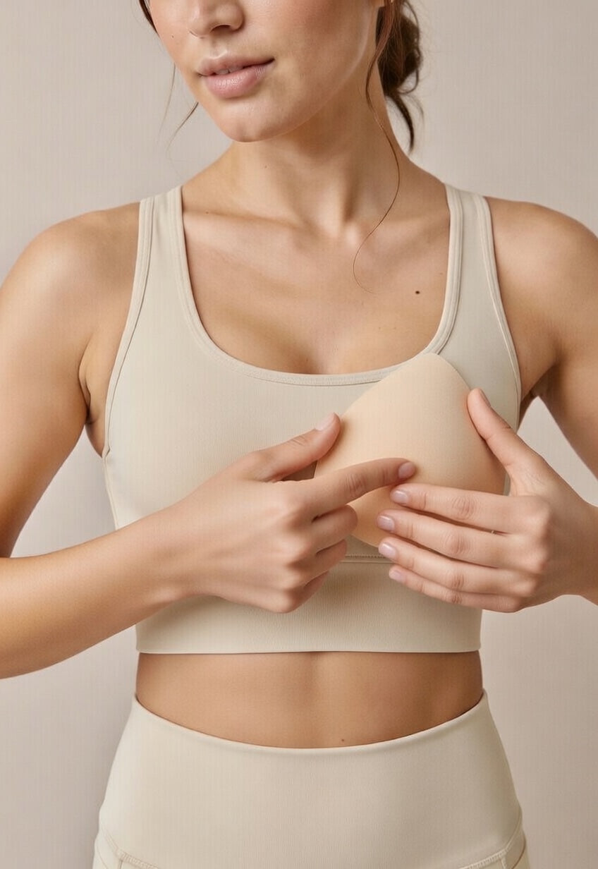 FLOW FLOW Bra Pads The Sensate Removable Bra Pads Inserts for Onesie & Sports Bra
