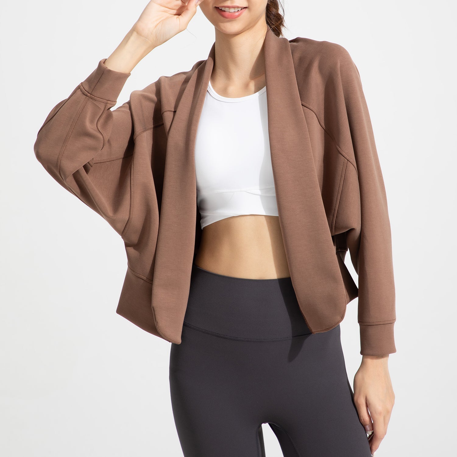 FLOW FLOW Cardigan The Cloud Breathable Comfort Modal Athleisure Cardigan