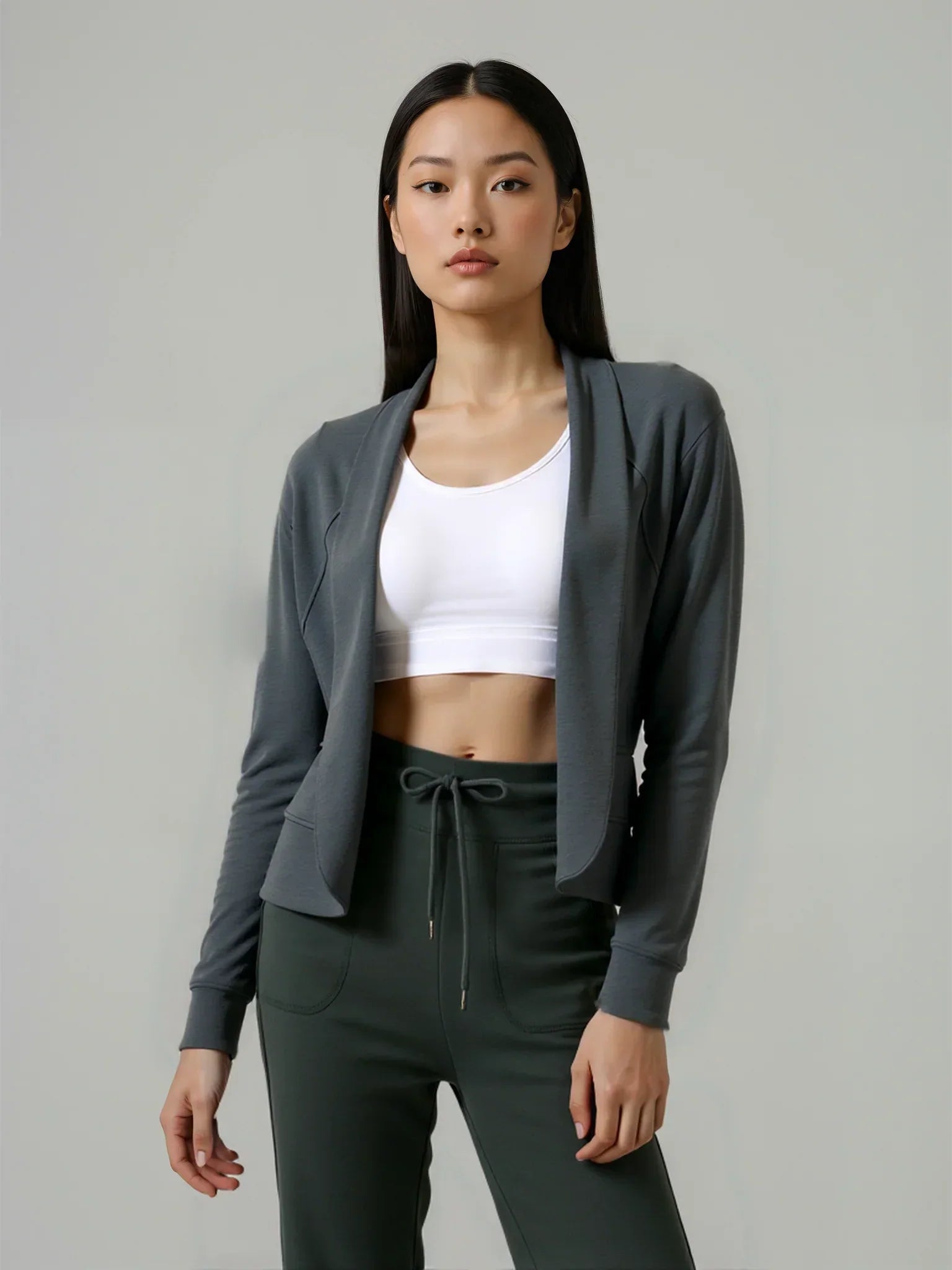 FLOW FLOW Cardigan The Cloud Breathable Comfort Modal Athleisure Cardigan