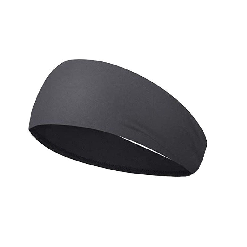 FLOW FLOW Headband Dark Gray The Focus Sweat-Absorbing Stretch Fitness Headband
