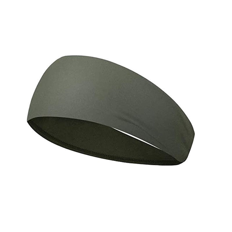 FLOW FLOW Headband Army Green The Focus Sweat-Absorbing Stretch Fitness Headband