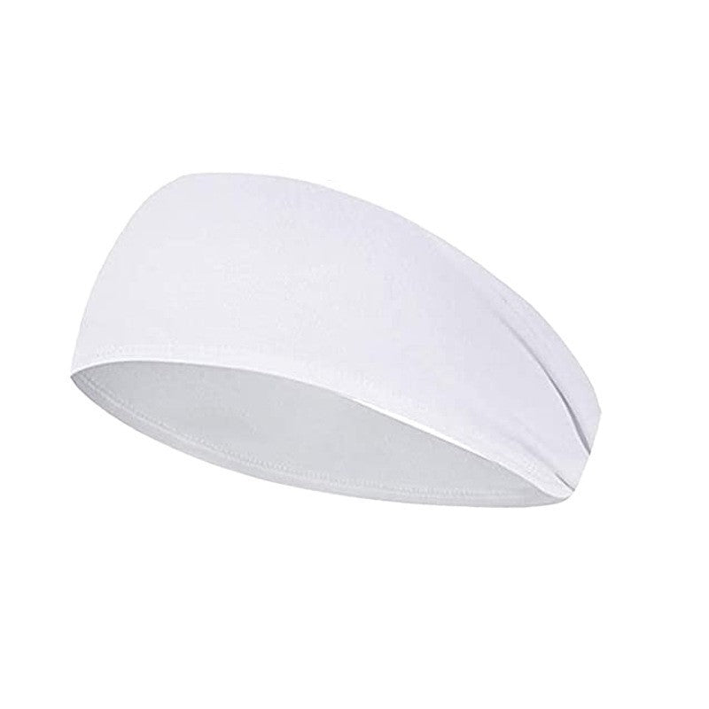FLOW FLOW Headband Pure White The Focus Sweat-Absorbing Stretch Fitness Headband