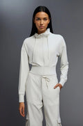 FLOW FLOW Jacket Light Ivory / S (US 2-4) The Serene Cropped Hooded Jacket