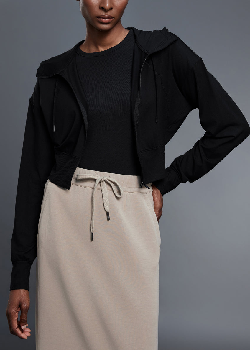 FLOW FLOW Jacket The Serene Cropped Hooded Jacket
