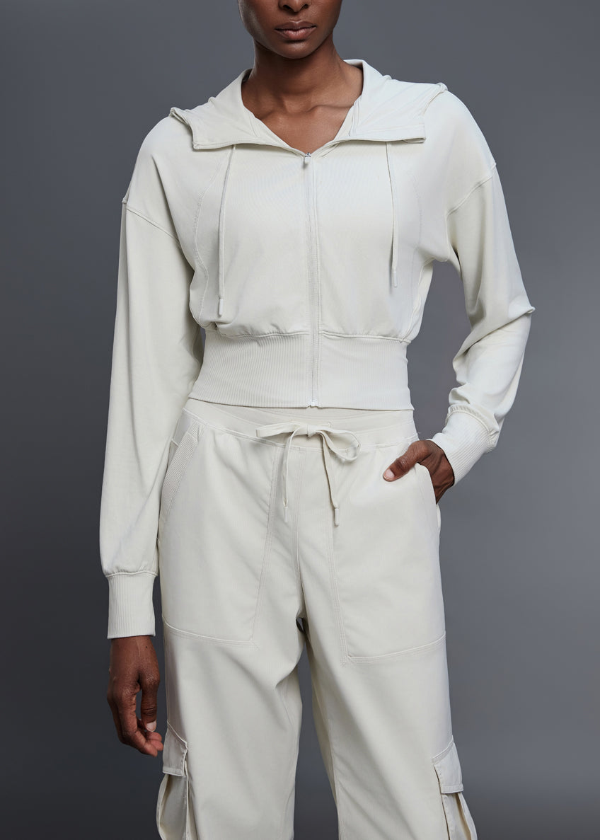 FLOW FLOW Jacket The Serene Cropped Hooded Jacket