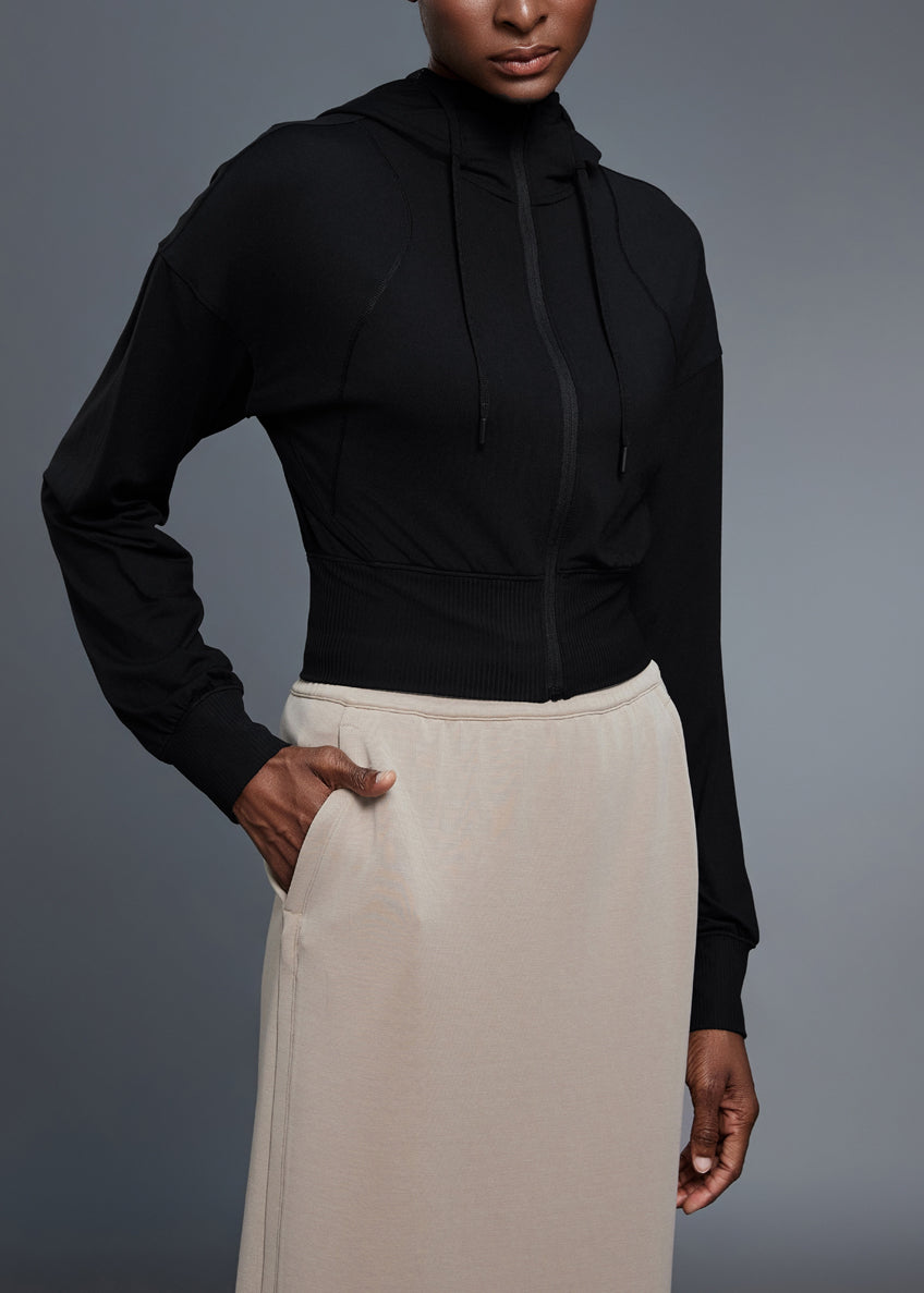 FLOW FLOW Jacket The Serene Cropped Hooded Jacket