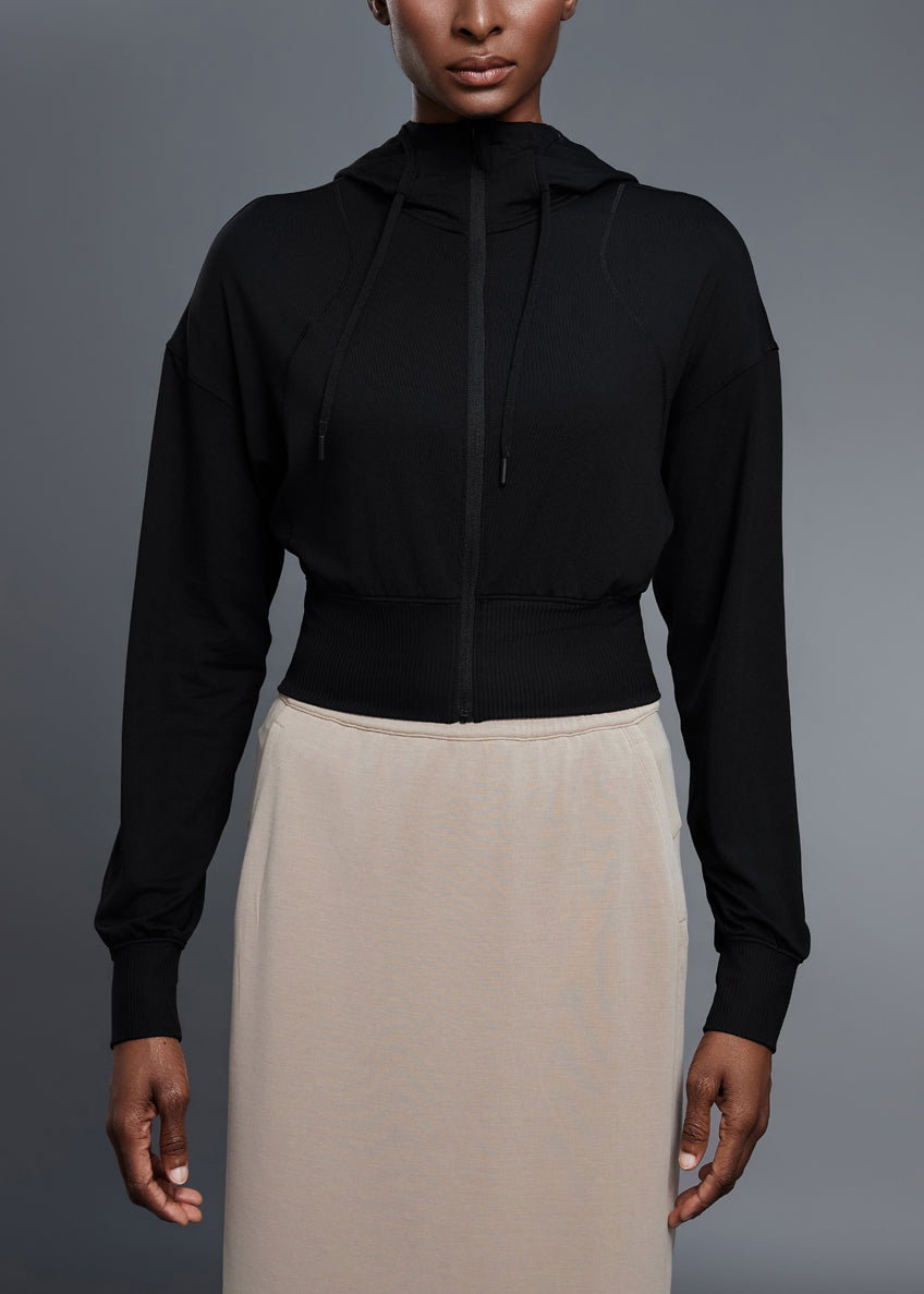 FLOW FLOW Jacket The Serene Cropped Hooded Jacket