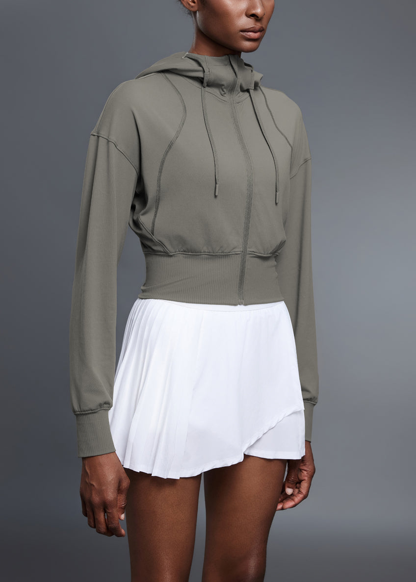 FLOW FLOW Jacket The Serene Cropped Hooded Jacket