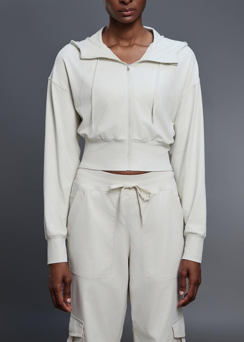 FLOW FLOW Jacket The Serene Cropped Hooded Jacket