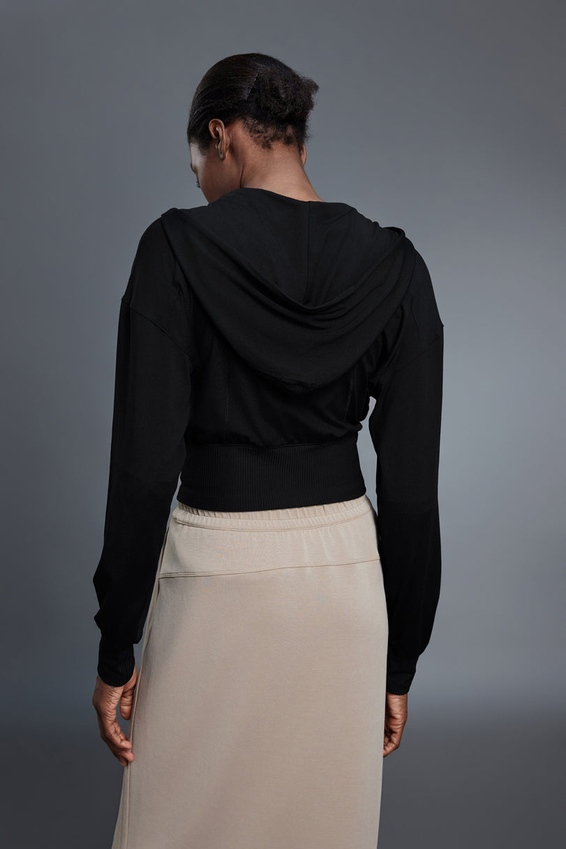 FLOW FLOW Jacket The Serene Cropped Hooded Jacket