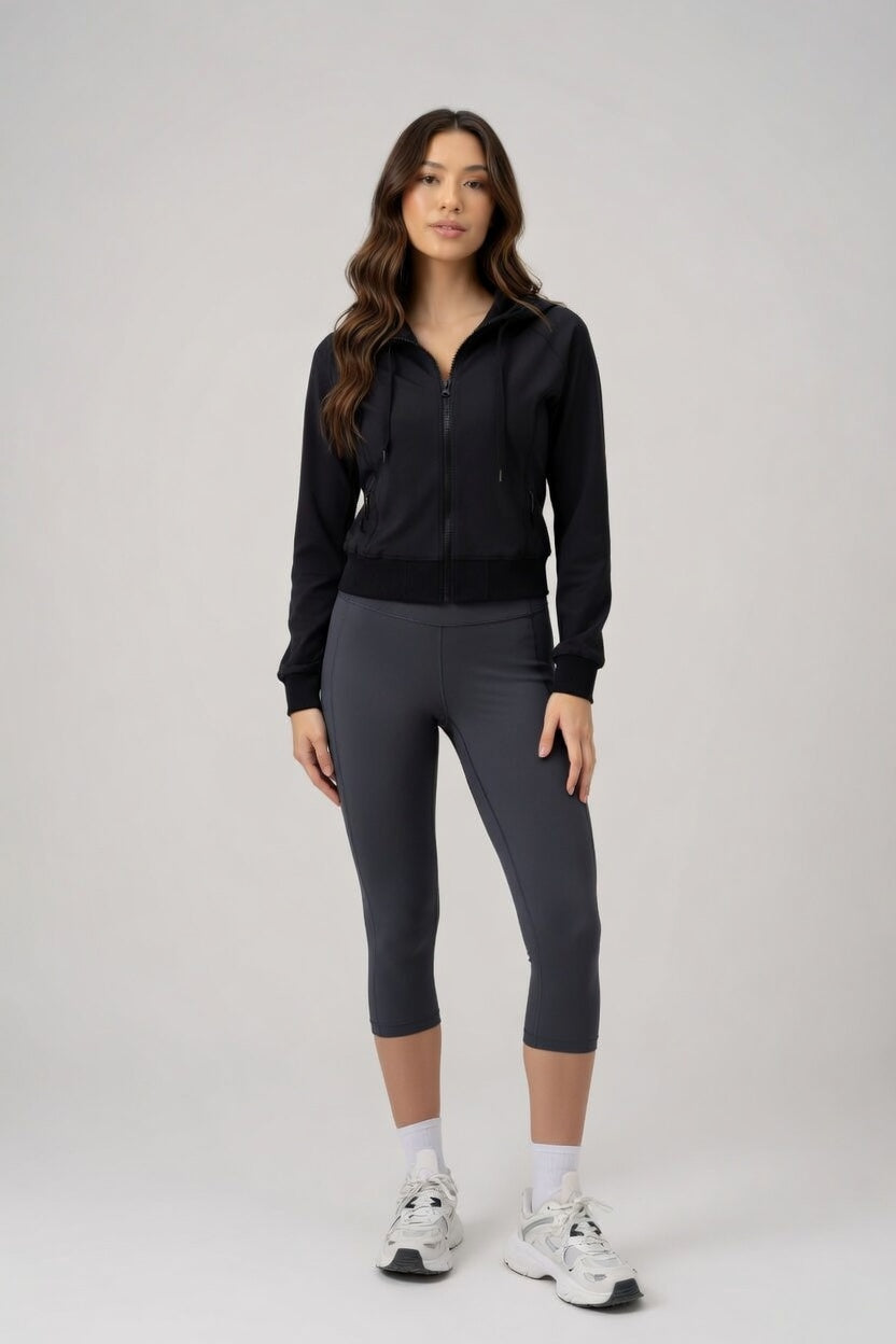 FLOW FLOW Jacket The Serene Cropped Hooded Jacket