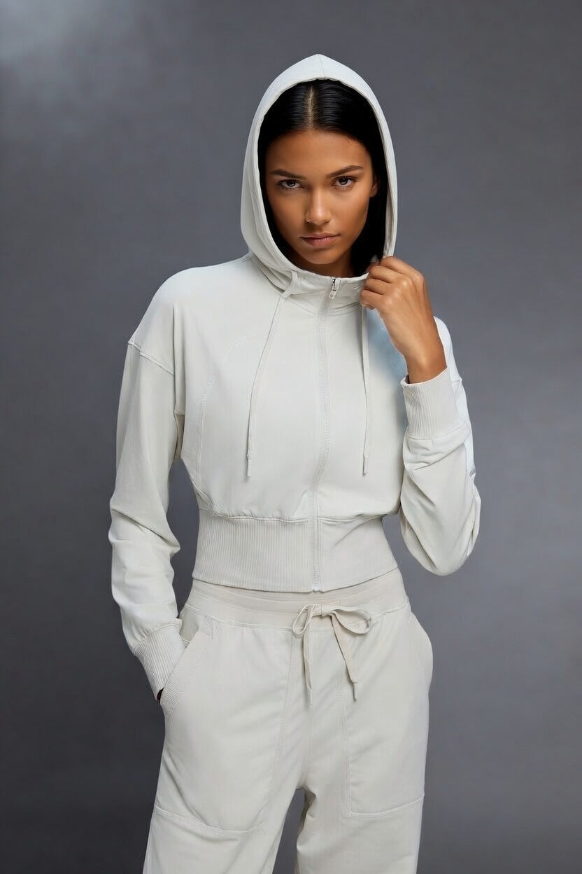 FLOW FLOW Jacket The Serene Cropped Hooded Jacket