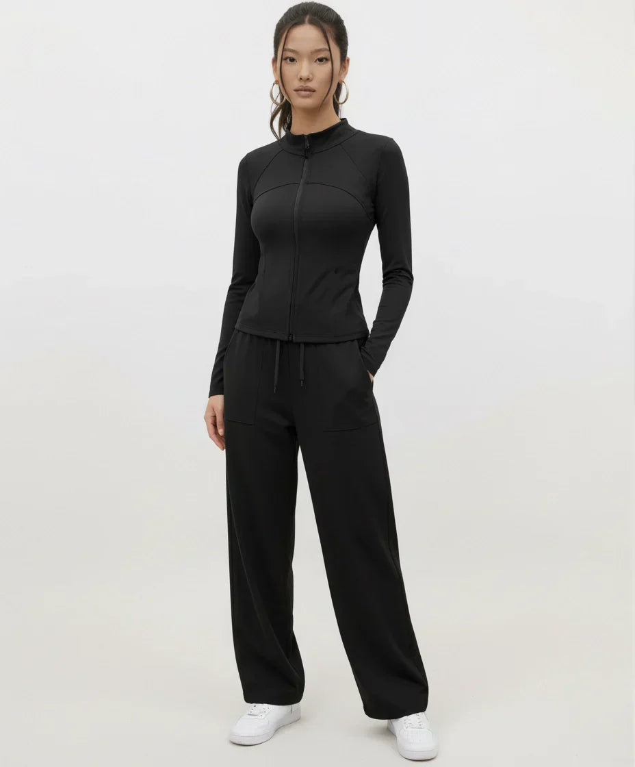 FLOW FLOW Jacket The Summit Lightweight Warmth Sculpting Sports Jacket