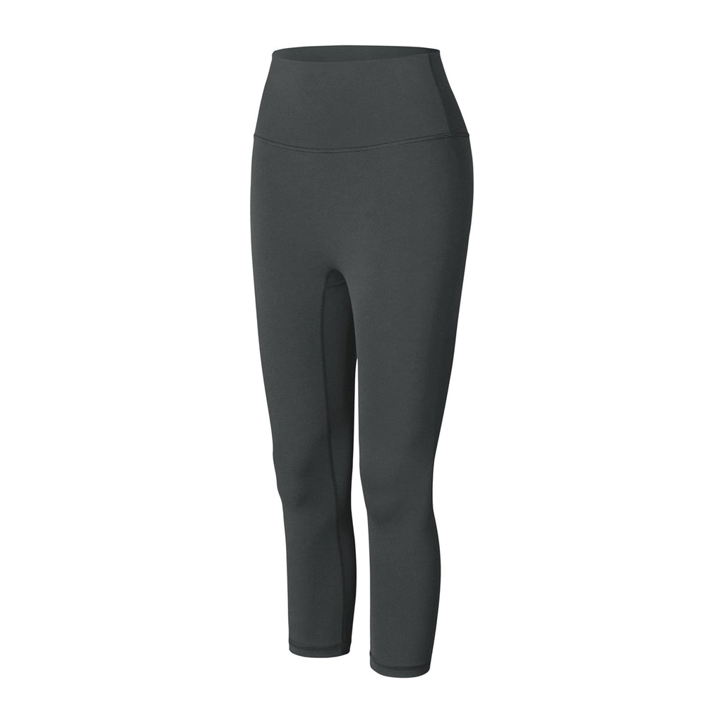 FLOW FLOW Leggings Dark Gray / S (US 2-4) Sleek Seamless High-Waist 7/8 Cropped Leggings