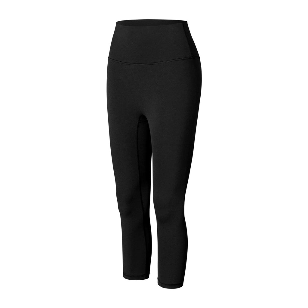 FLOW FLOW Leggings Black / S (US 2-4) Sleek Seamless High-Waist 7/8 Cropped Leggings