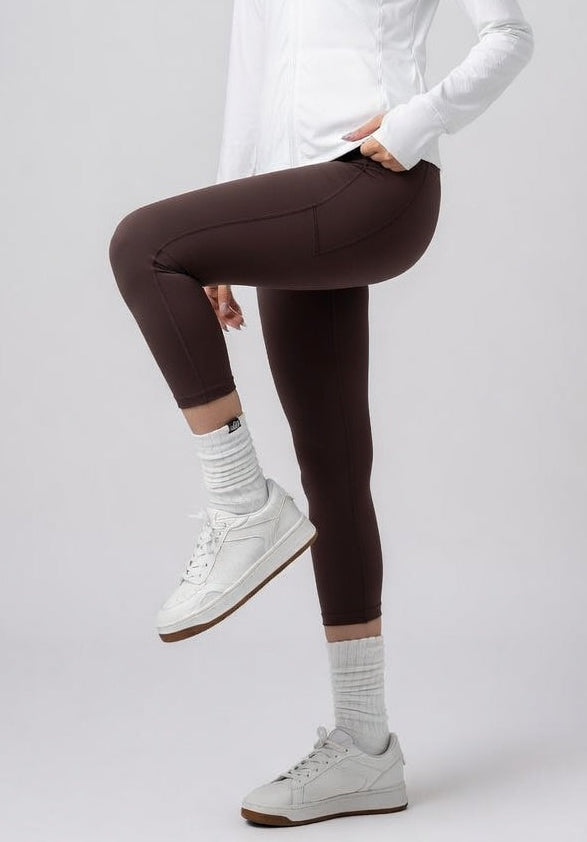 FLOW FLOW Leggings Sleek Seamless High-Waist 7/8 Cropped Leggings