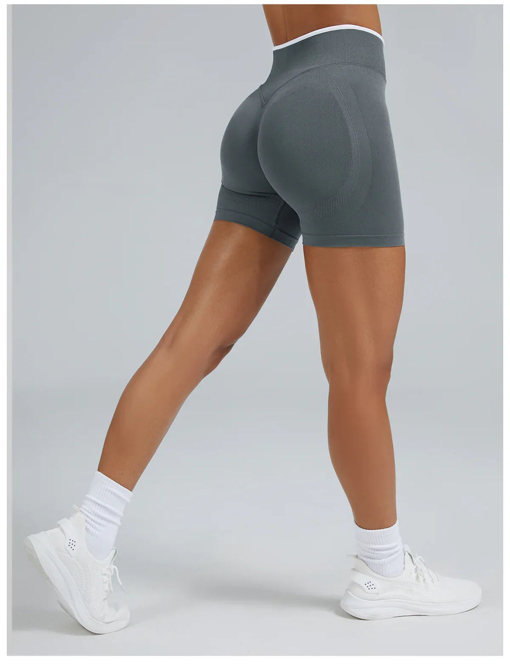 FLOW FLOW Leggings XS (US 0-2) / Dark Gray / Short The Elevate Scrunch Booty-Lifting Biker Shorts & Leggings