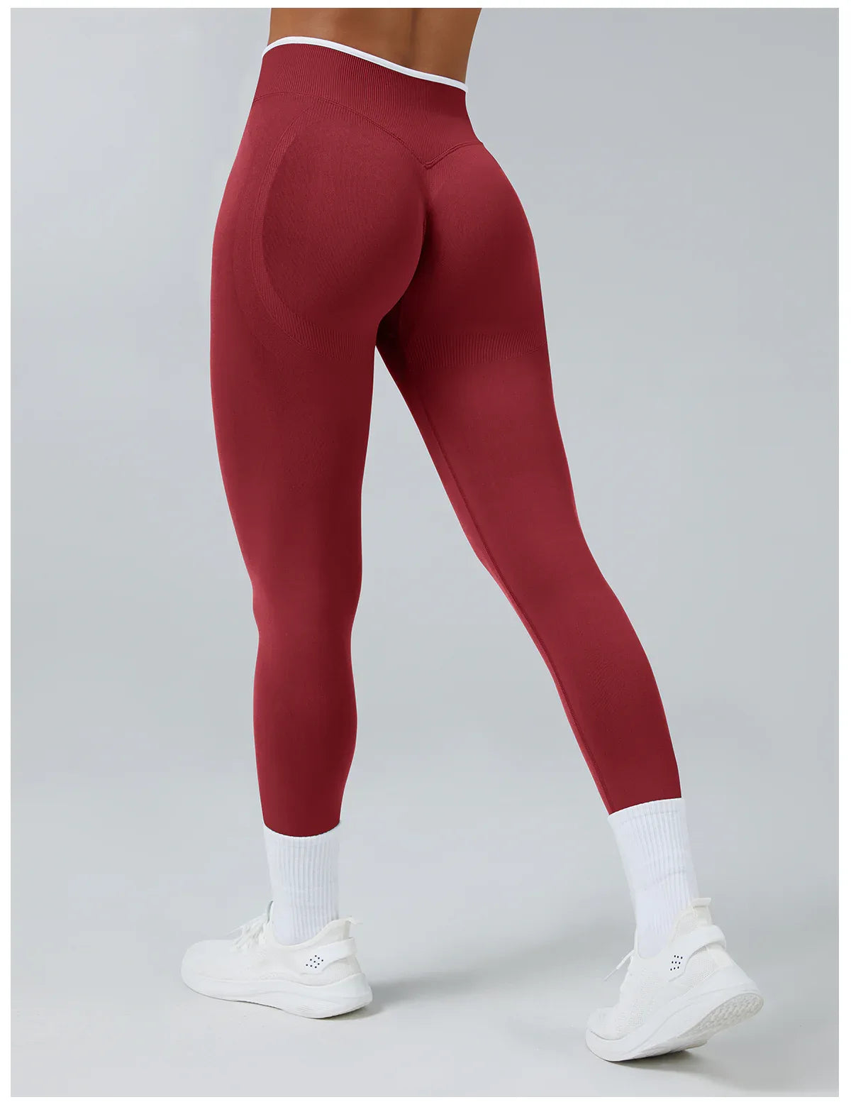 FLOW FLOW Leggings XS (US 0-2) / Red / Long The Elevate Scrunch Booty-Lifting Biker Shorts & Leggings