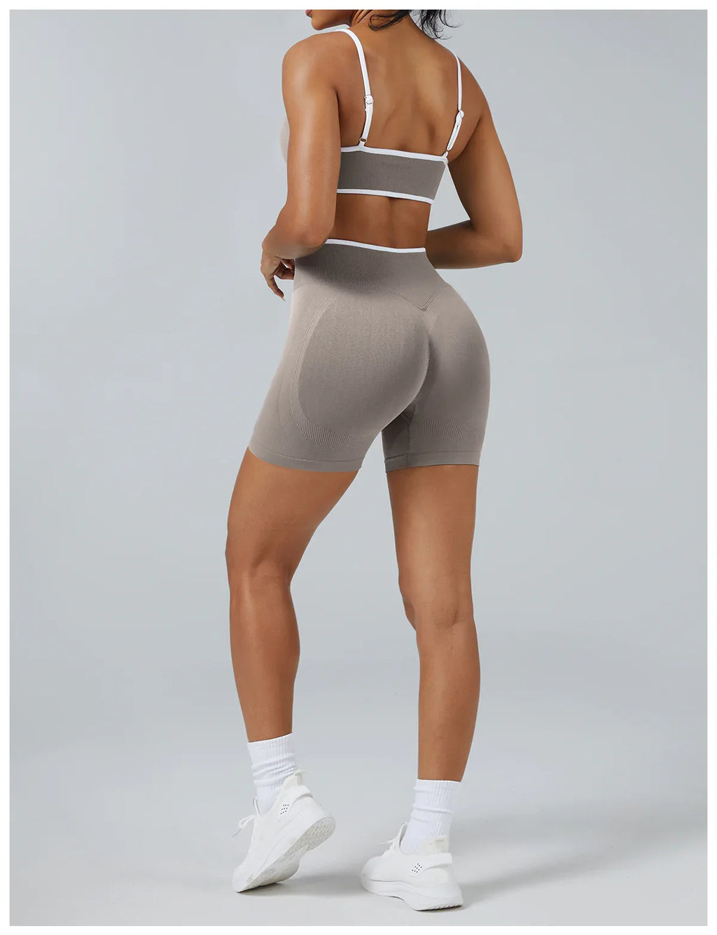 FLOW FLOW Leggings XS (US 0-2) / Khaki / Short The Elevate Scrunch Booty-Lifting Biker Shorts & Leggings