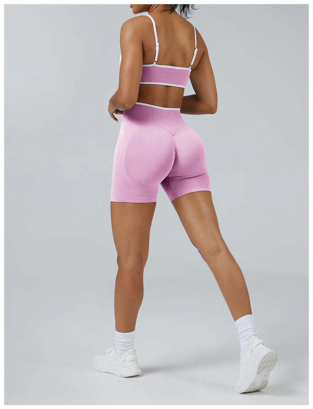 FLOW FLOW Leggings XS (US 0-2) / Pink / Short The Elevate Scrunch Booty-Lifting Biker Shorts & Leggings