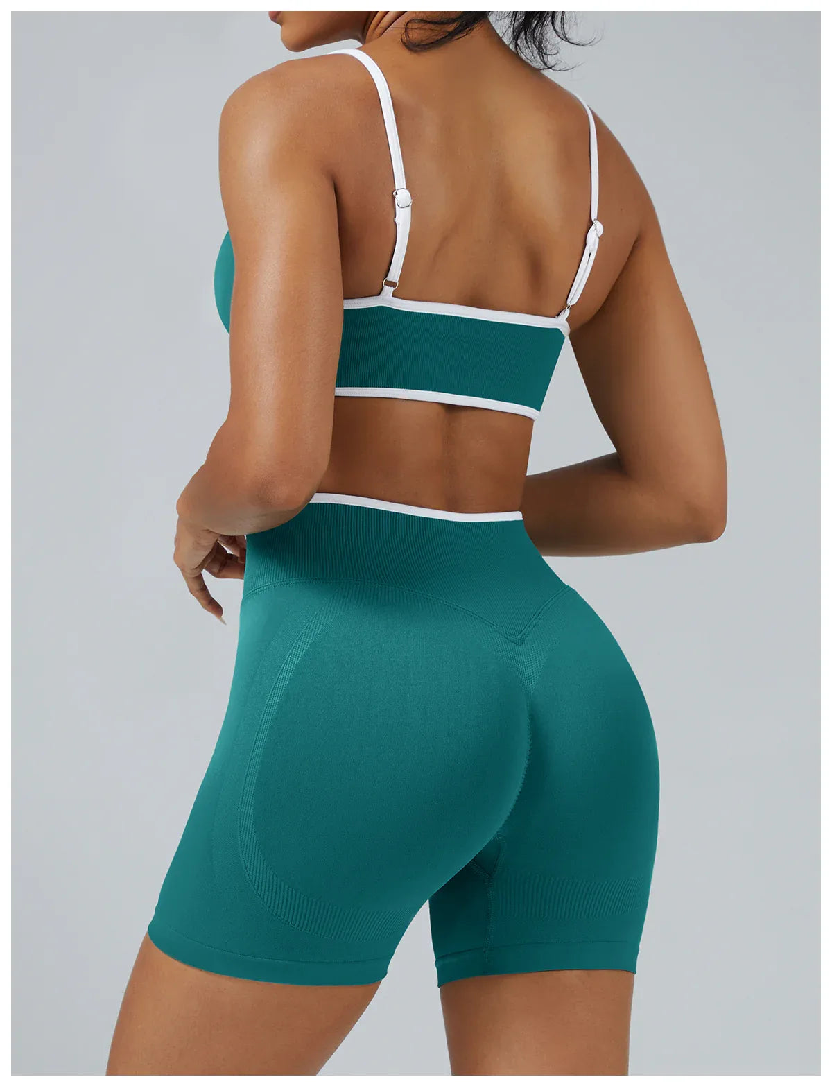 FLOW FLOW Leggings XS (US 0-2) / Turquoise / Short The Elevate Scrunch Booty-Lifting Biker Shorts & Leggings