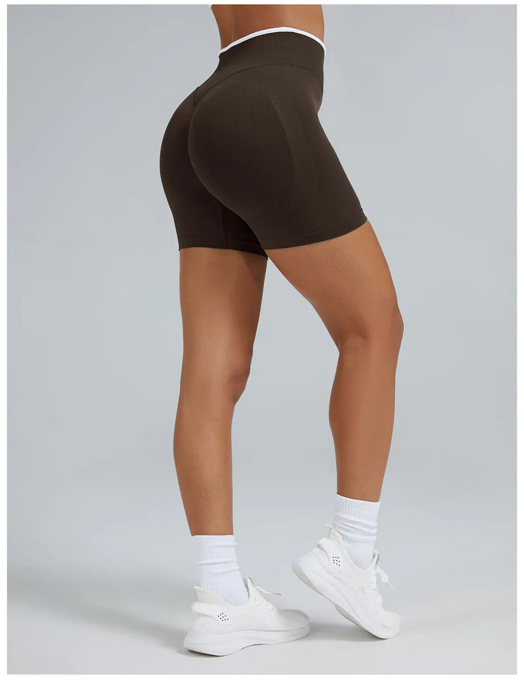 FLOW FLOW Leggings XS (US 0-2) / Espresso / Short The Elevate Scrunch Booty-Lifting Biker Shorts & Leggings